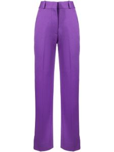 Victoria Beckham pantalon droit à taille haute - Violet