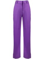 Victoria Beckham pantalon droit à taille haute - Violet - thumbnail