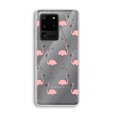 Anything Flamingoes: Samsung Galaxy S20 Ultra Transparant Hoesje