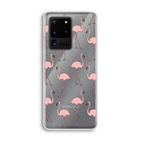 Anything Flamingoes: Samsung Galaxy S20 Ultra Transparant Hoesje