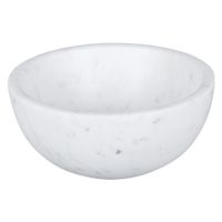 Differnz Ruz waskom 25x11.5cm milky marble marmer