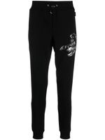 Philipp Plein pantalon de jogging à appliqué Scorpion - Noir - thumbnail