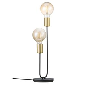 Tafellamp zwart goud Nordlux &apos;Josefine&apos; 2xE27 44 cm