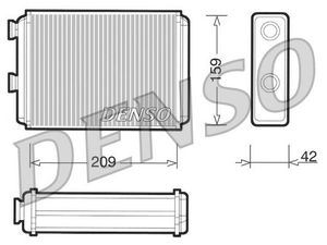 Kachel radiateur DRR09070