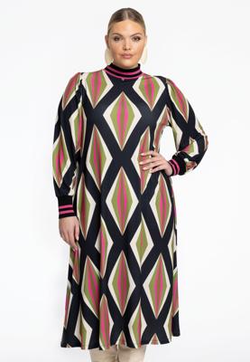 Yoek Jurk met | Zwart | Maat 54/56
