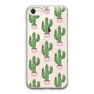 Cactus Lover: iPhone 8 Transparant Hoesje
