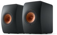 KEF Tweedekans: LS50 Wireless 2 Boekenplank speaker - Carbon Black (per paar) - thumbnail