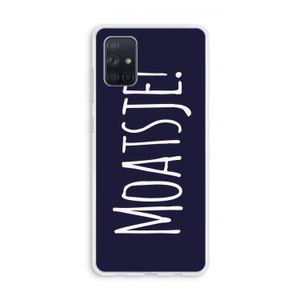 Moatsje!: Galaxy A71 Transparant Hoesje