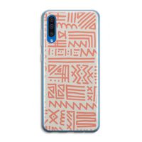 Marrakech Pink: Samsung Galaxy A50 Transparant Hoesje