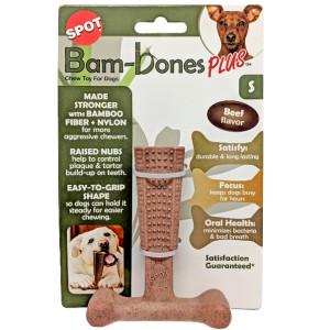 Spot Bam-Bones Easy Grip veilig kauwbot hond (rundsmaak) S