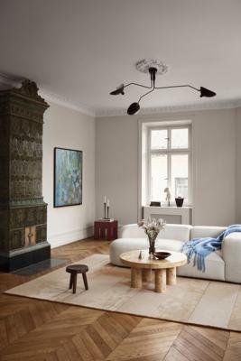 Layered - Vloerkleed Stripe Grande Wool Rug Almond - 300x400 cm