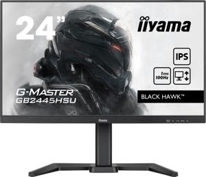 Iiyama G-MASTER Black Hawk GB2445HSU-B1 LCD-monitor Energielabel E (A - G) 61 cm (24 inch) 1920 x 1080 Pixel 16:9 1 ms HDMI, DisplayPort, Hoofdtelefoon (3.5 mm
