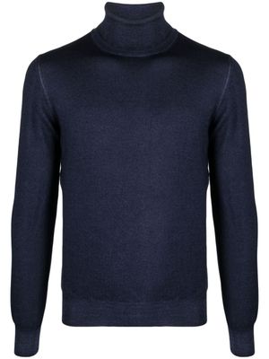 Fileria pull fin en laine vierge - Bleu