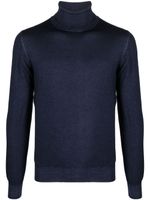 Fileria pull fin en laine vierge - Bleu