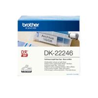 Printerlabels Brother DK22246 Wit Zwart