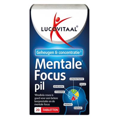 Lucovitaal Mentale Focus Pil 20Tabletten