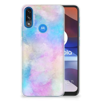 Smartphone hoesje Motorola Moto E7/E7i Power Watercolor Light Smartphone hoesje Motorola Moto E7/E7i Power Watercolor Light