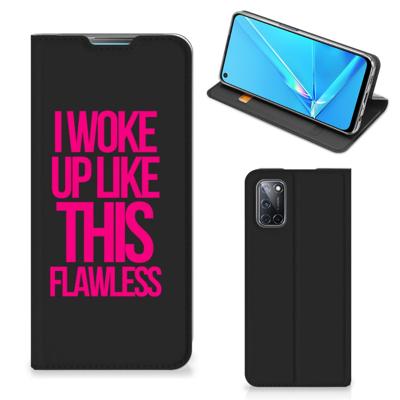 OPPO A52 | A72 Hoesje met tekst Woke Up - Origineel Cadeau Zelf Maken