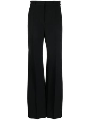 Del Core pantalon évasé à taille haute - Noir