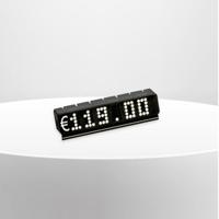 Prijsmodule ZWART € + 6 posities 10stuks