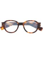 Saint Laurent Eyewear lunettes de vue à monture effet écailles de tortue - Marron - thumbnail