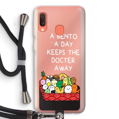Bento a day: Samsung Galaxy A20e Transparant Hoesje met koord