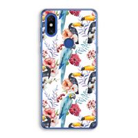 Bloemen tukan: Xiaomi Mi Mix 3 Transparant Hoesje