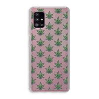 Weed: Samsung Galaxy A51 5G Transparant Hoesje