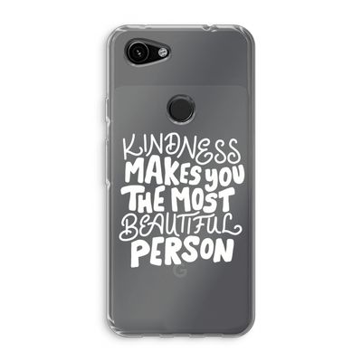 The prettiest: Google Pixel 3a Transparant Hoesje