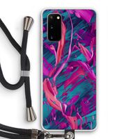 Pink Clouds: Samsung Galaxy S20 Transparant Hoesje met koord
