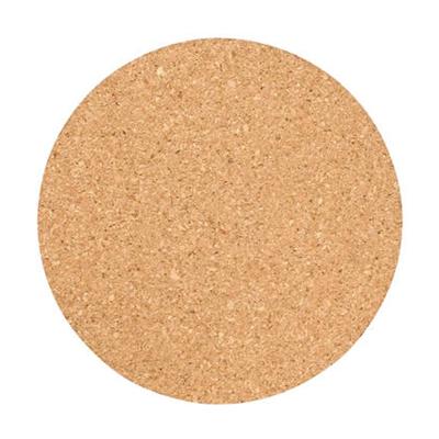 Onderzetter - set van 6x - kurk - 10 cm - rond - hittebestendig - thee / koffie