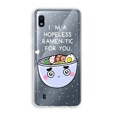 I'm A Hopeless Ramen-Tic For You: Samsung Galaxy A10 Transparant Hoesje