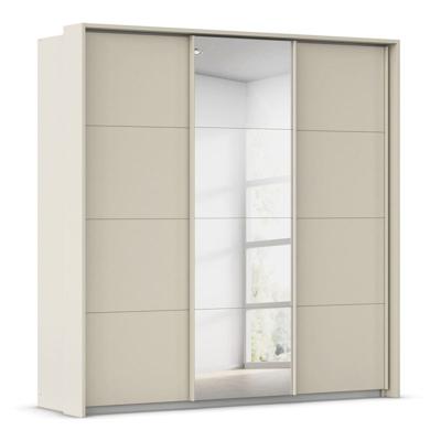 Kledingkast Kick B211xH214cm Champage incl. passe-partout, 3 legplanken en 3 roedes