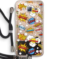 Pow Smack: Samsung Galaxy J3 (2016) Transparant Hoesje met koord