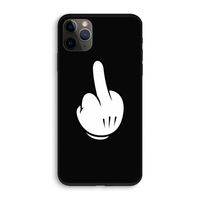 Middle finger black: iPhone 11 Pro Biologisch afbreekbaar hoesje