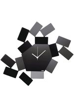 Alessi horloge murale à motif abstrait - Noir - thumbnail