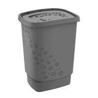 Rotho Flowers Wasverzamelaar 44.7x34.7x60.5 55L Antraciet