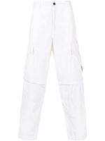 C.P. Company pantalon Lens droit à poches cargo - Blanc