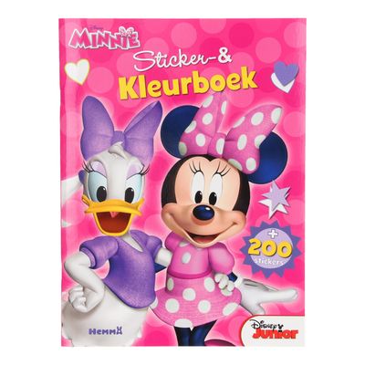 Disney Minnie mouse sticker- en kleurboek