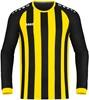 JAKO 4315 Shirt Inter Lm - Zwart/Citroen - S