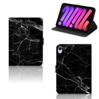 iPad Mini 6 (2021) Leuk Tablet hoesje Marmer Zwart - Origineel Cadeau Vader