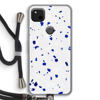 Terrazzo N°5: Pixel 4a Transparant Hoesje met koord