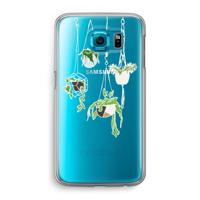 Hang In There: Samsung Galaxy S6 Transparant Hoesje