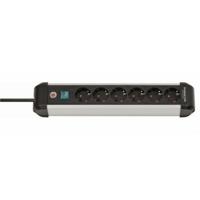 Stopcontactenstrip 6 Tomas met Interruptor Brennenstuhl Premium-Alu-Line 3500 W (3 m)