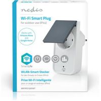 Wi-Fi Smart Outdoor Plug | Splashproof | IP44 | Power Monitor | Schuko Type F | 16 A