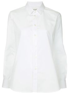 Saint Laurent chemise à col pointu - Blanc