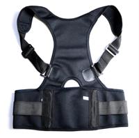 Mannelijke vrouwelijke verstelbare magnetische houding corrector korset terug mannen brace terug schouderriem lumbale ondersteuning Straight XXL (zwar