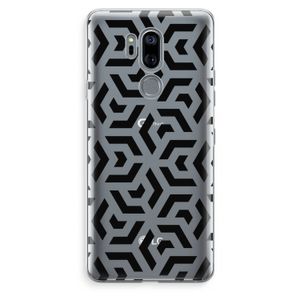 Crazy pattern: LG G7 Thinq Transparant Hoesje