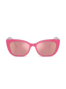 Dolce & Gabbana Kids lunettes de soleil à monture papillon - Rose