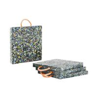 Kraanplaten - 40 x 40 x 4 cm - draagvermogen tot 12.000 kg - 4 stuks